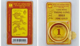 Dấu hiệu cơ bản giúp nhận biết nhẫn tròn trơn Vàng rồng Thăng Long 